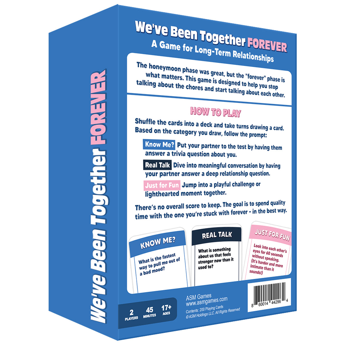 We've Been Together Forever - Couples Game for Long-Term Relationships