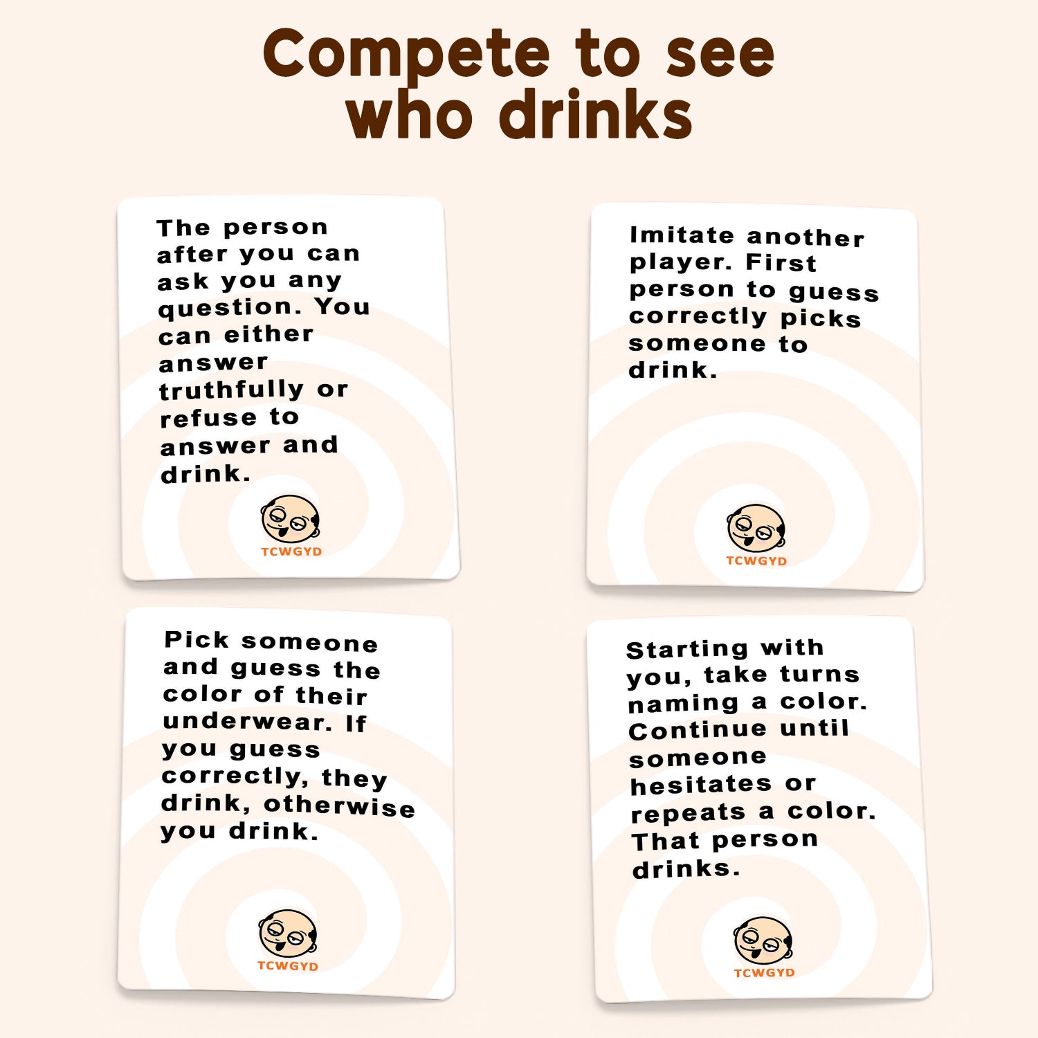 These Cards Will Get You Drunk - Fun Adult Drinking Game for